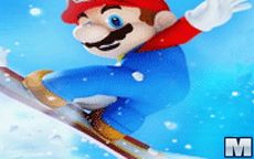 Mario Ice Skating