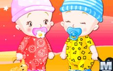 Baby Twins Dress Up 